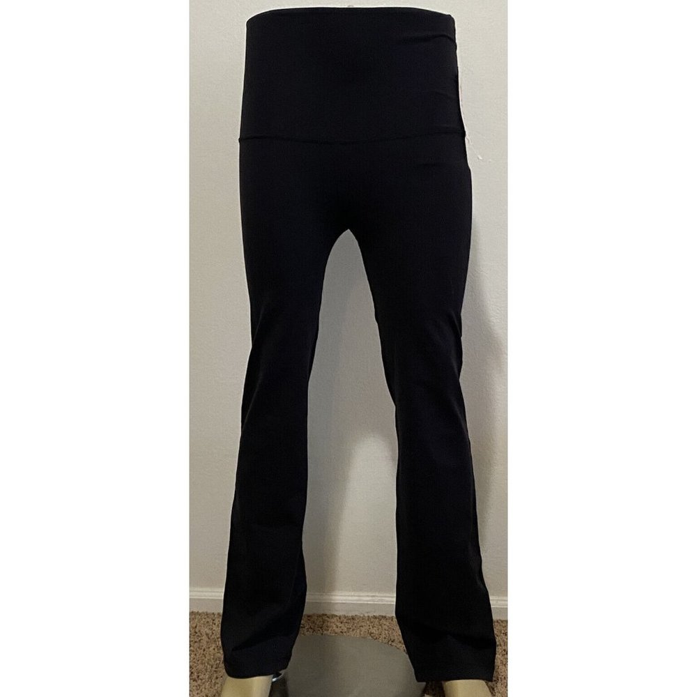 Via Prive Dahlia Women's Stretch Maternity Active Stretch Pants Black Size Small